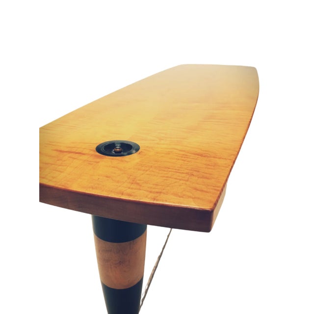 Fiddleback Maple Coffee Table For Sale - Image 4 of 4