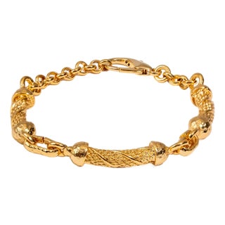 Regal Essence Gold Adjustable Bracelet For Sale