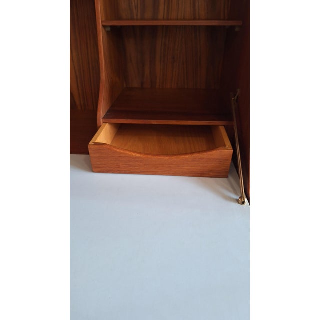 Teak Highboard from Omer Lefevre Meubelfabriek, Belgium, 1960s For Sale - Image 10 of 12
