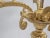 Vintage Laudarte SRL Italy Made Gilt Brass Candelabra Marble Table Lamp For Sale - Image 14 of 16