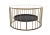 Round Cage Coffee Table by Niccolo de Ruvo for Brass Brothers For Sale - Image 4 of 4