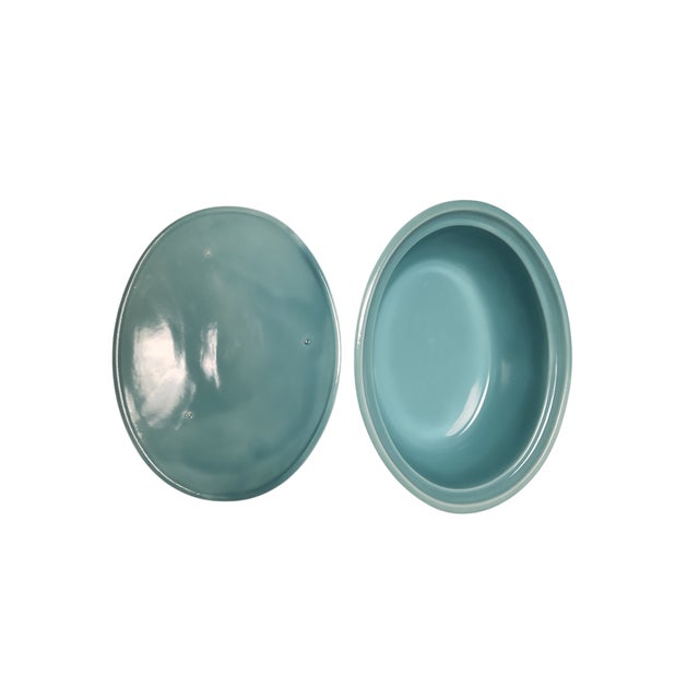 1950s 1958 Miramar California Lidded Chafing Dish and Stand For Sale - Image 5 of 7