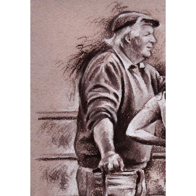 Elin Sian Blake, Stable Friends, 21st Century, Pastel For Sale - Image 6 of 18