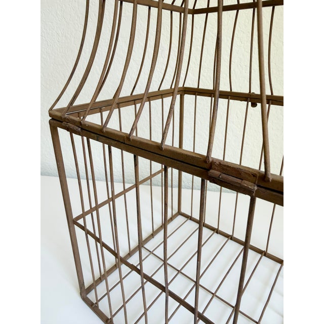 1960s Iron Pagoda Birdcage For Sale In Sacramento - Image 6 of 9