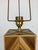 Wood Mid-Century Pencil Reed, Rattan, Bamboo and Brass Coastal Table Lamp, 1970s For Sale - Image 7 of 17