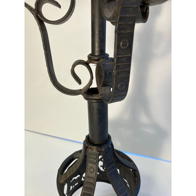 Iron Candelabra For Sale - Image 4 of 5