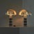 Exceptional pair of iconic vintage 'Shogun' Table Lamps by architect and designer Mario Botta (1943) for Artemide 1986....