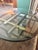 Kaizo Oto for Design Institute of America Postmodern Mixed-Metal Round Glass Coffee Table, c. 1991 Short Description...