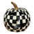 New MacKenzie Childs Courtly Check Illuminated Halloween Jack O’lantern For Sale