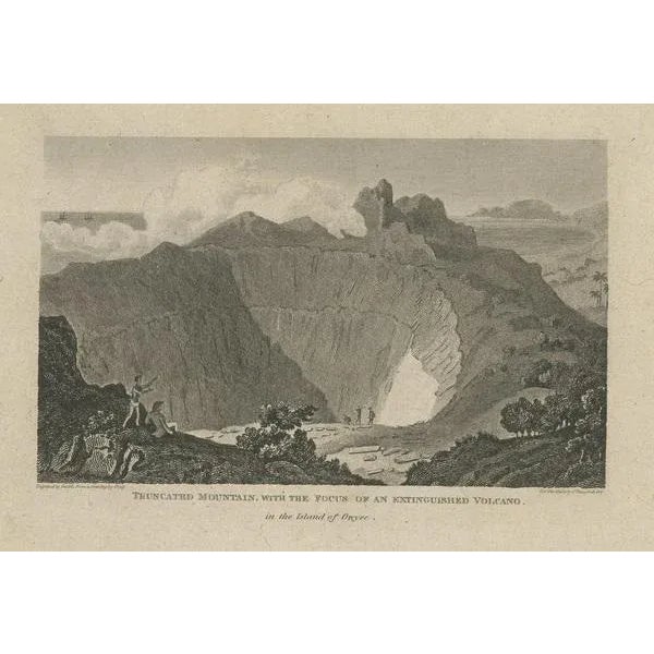 After Craig, The Ancient Volcano of Owyhee or Hawaii, 1815, Print For Sale - Image 3 of 8