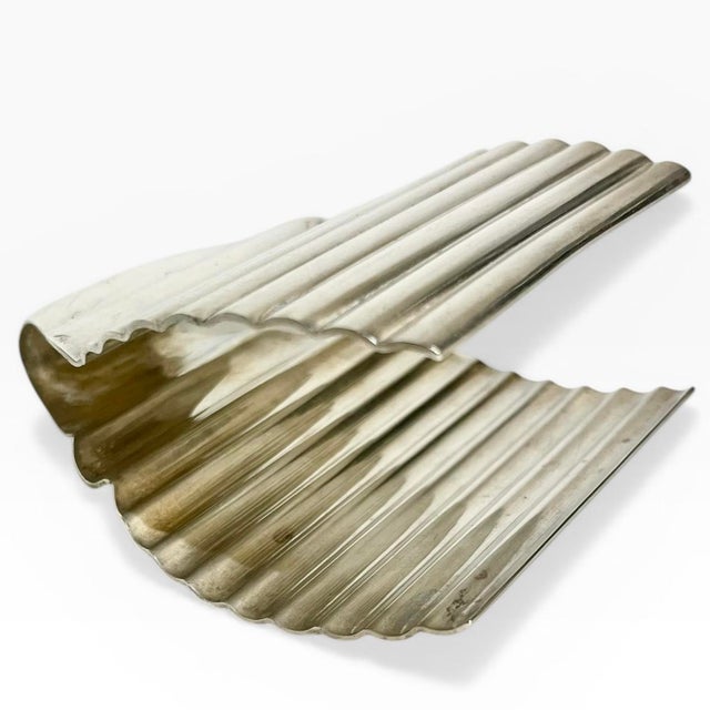 Vintage Art Deco Christofle Silver Plate Asparagus Tongs by Luc Lanel For Sale - Image 9 of 13