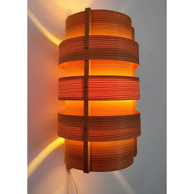 Scandinavian Modern Pine Wall Light by Hans Agne Jakobsson for Markaryd, Sweden, 1960s For Sale - Image 10 of 12