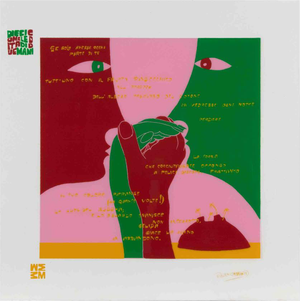 Ennio Pouchard, Fluire Con Te, 1973, Screen Print