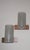 Frosted Crackled Glass and Teak Wall Lights from Doria, 1960s, Set of 2 For Sale - Image 4 of 8