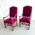 Victorian Louis XIII Style Pair of Os De Mouton Arm Chairs, 1890's. For Sale - Image 3 of 7