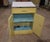 Vintage 1950s Yellow Metal Kitchen Cabinet W/ Formica Top Mid-Century For Sale - Image 13 of 14
