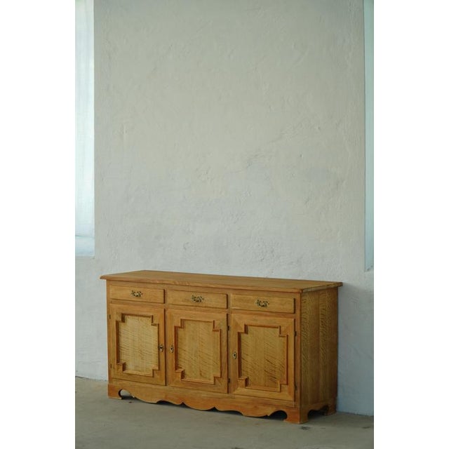 Wood Mid-Century Modern Danish Oak Sideboard, 1970s For Sale - Image 7 of 18
