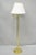 Traditional Vintage Traditional Polished Brass Swing Arm Reading Pole Floor Lamp W/ Shade For Sale - Image 3 of 12