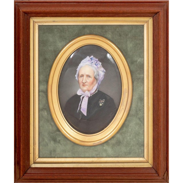 Portraiture German KPM Porcelain Portrait Plaques, Pair For Sale - Image 3 of 5