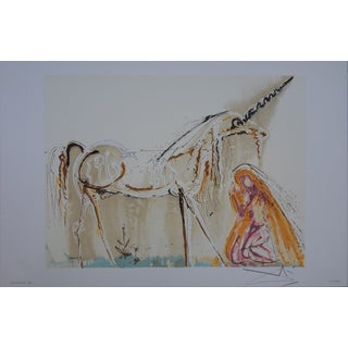 Salvador Dali, Les Chevaux, La Licorne, Lithograph For Sale