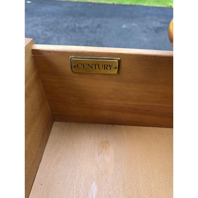 Wood Pair of Century Furniture Company French Style Nightstands With 3 Drawers For Sale - Image 7 of 7