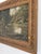 Wood Antique Original Swan Oil Painting, Framed Garden Landscape Art For Sale - Image 7 of 12