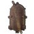 Sconce in Rust Cast Iron and Clear Glass For Sale - Image 4 of 5