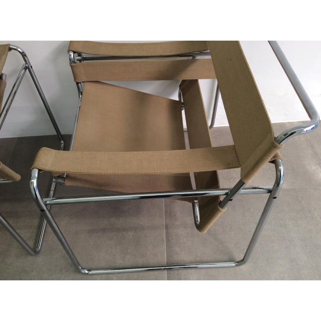 Wassily Armchairs by Marcel Breuer for Gavina, Set of 2 For Sale - Image 13 of 17