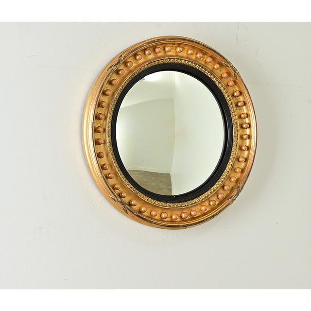 English 19th Century Regency Convex Mirror For Sale In Baton Rouge - Image 6 of 9