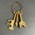 Mid 20th Century Vintage Brass Decorative Skeleton Keys For Sale - Image 5 of 8