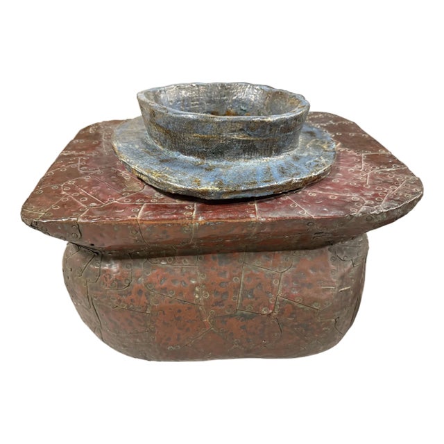 Bill Anson Copper Clad and Pottery Planter, Attributed For Sale