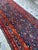 Persian 1970s Indigo Persian Sarab Diamond Lattice Runner Rug - 3'10" X 11'9" For Sale - Image 3 of 10
