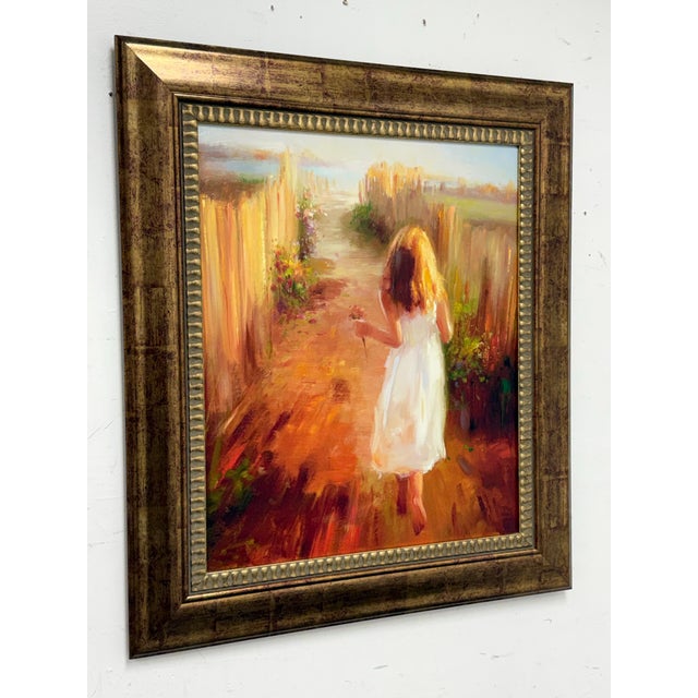 American Prestige Arts "Summer Stroll" Giclee Print, Framed For Sale - Image 3 of 12