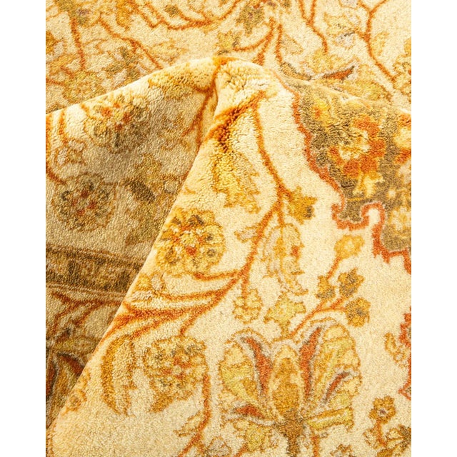 Textile Mogul, One-of-a-Kind Hand-Knotted Area Rug - Ivory, 3' 2" x 5' 1" For Sale - Image 7 of 8