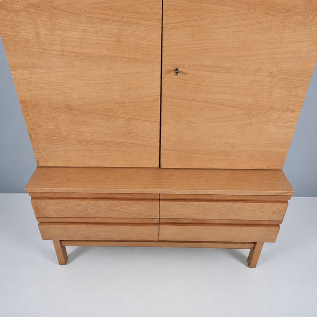 Vintage Cabinet in Ash, 1970s For Sale - Image 9 of 11