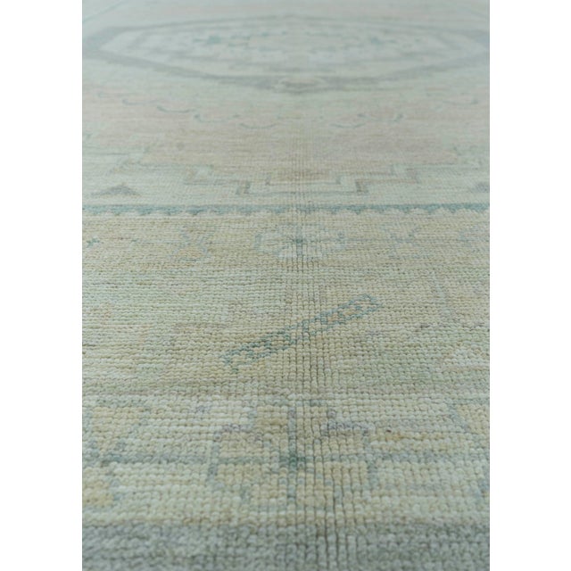 Turkish Oushak Rug 9' x 12' #19375 For Sale In Houston - Image 6 of 8