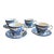 A beautifully curated English tea set in timeless blue and white, where two historic makers meet in perfect harmony. The...
