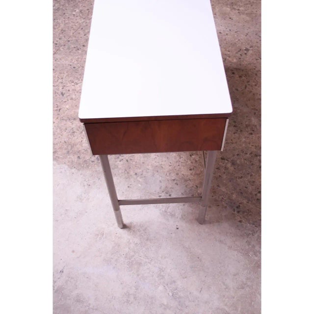 Raymond Loewy Raymond Loewy for Hill-Rom Single Pedestal Student Desk For Sale - Image 4 of 13