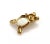 Late 20th Century 20391 - Diamond Mabe Pearl 14k Yellow Gold Bear Brooch Pin For Sale - Image 4 of 6
