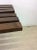 Brown Mid Century Modern Slat Bench Coffee Table With Walnut Finish For Sale - Image 8 of 12