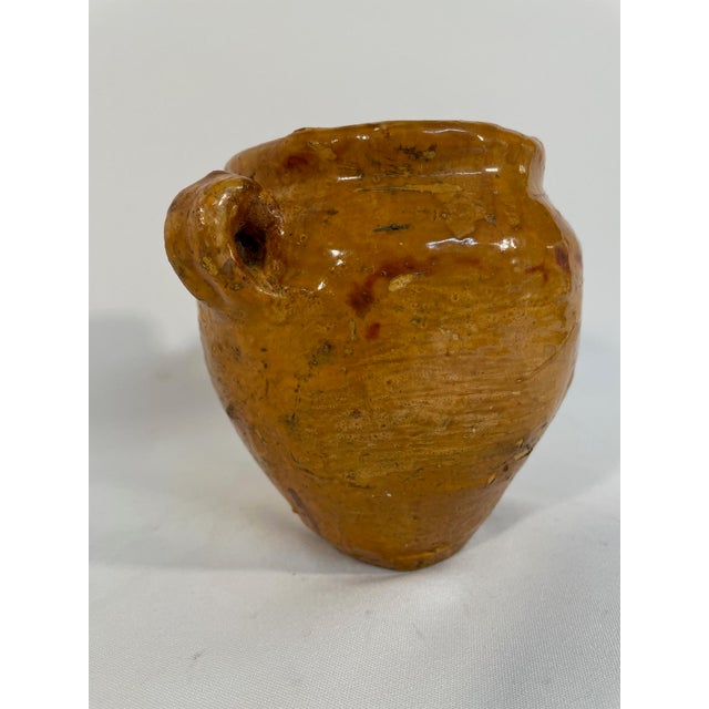 Ceramic Rare 1890s Petite Glazed Earthenware French Confit Pot or Jar For Sale - Image 7 of 17