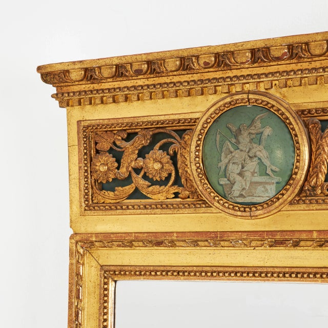 One of the most famous mirror makers of his time was commissioned to create this work. The expert lived in Stockholm...