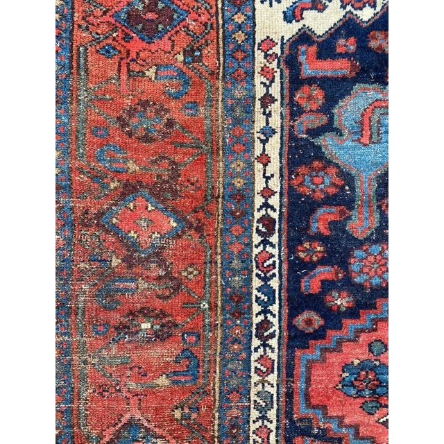 Antique Rustic Wool Rug For Sale - Image 12 of 18