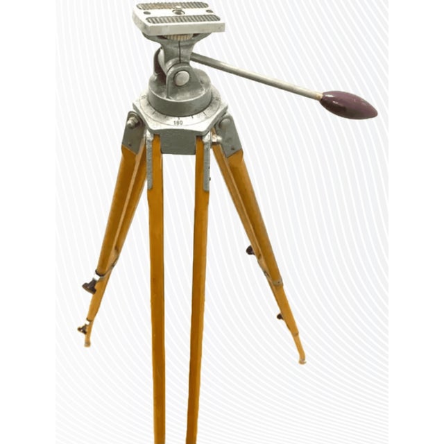 Wooden Tripod, Czechoslovakia, 1970s For Sale - Image 10 of 10