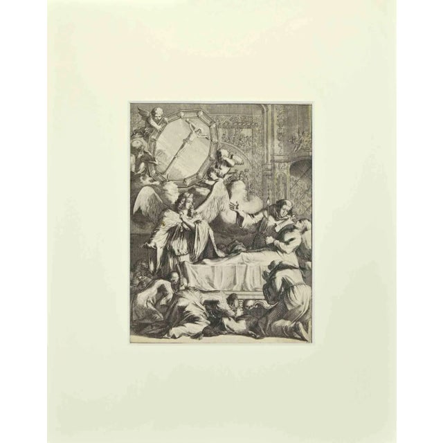 Romeyn de Hooghe, La Manière de se Bien Preparer à La Mort, Etching, 1700 For Sale - Image 3 of 3