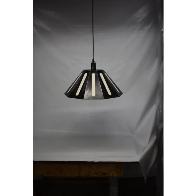 Ebony San Diego Mission Style Pendant-Black For Sale - Image 8 of 9