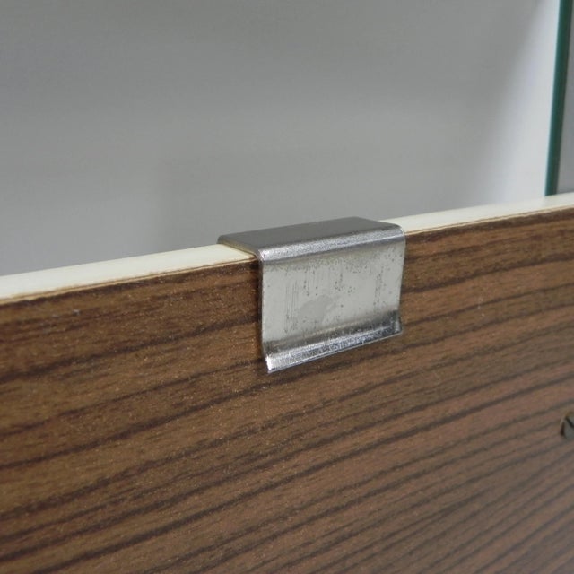 Vintage Wall Coat Rack with 8 Hooks and Mirror For Sale - Image 12 of 18