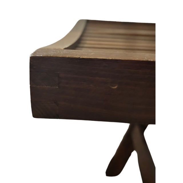 Mid-20th Century Romanian Folding Ladder-Back Chairs – Solid Wood For Sale - Image 10 of 10