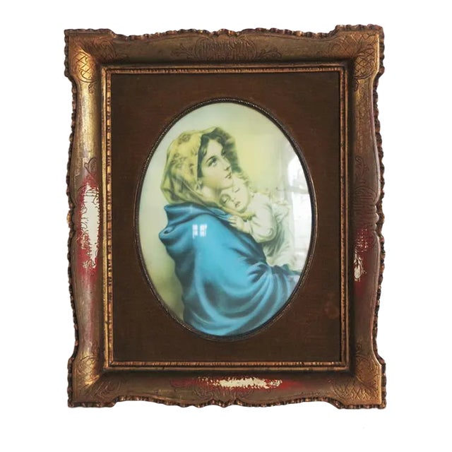 Quadretto Representation, Madonna, 1960s For Sale