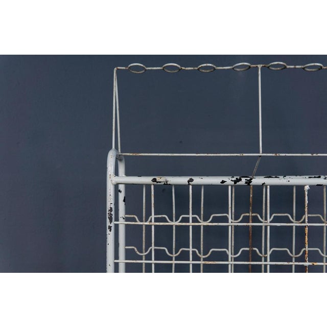 Mid-Century Steel Wine Rack For Sale - Image 3 of 13